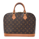 LOUIS VUITTON ルイヴィトン モノグラム アルマ ブラウン M51130 レディース モノグラムキャンバス レザー ハンドバッグ Bランク 中古 銀蔵