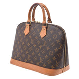 LOUIS VUITTON ルイヴィトン モノグラム アルマ ブラウン M51130 レディース モノグラムキャンバス レザー ハンドバッグ Bランク 中古 銀蔵