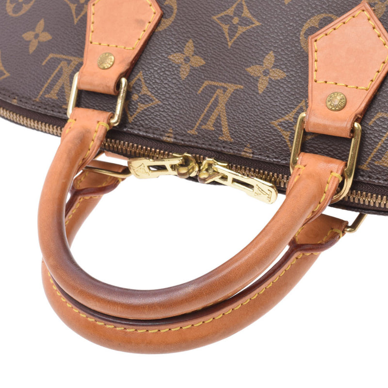 LOUIS VUITTON ルイヴィトン モノグラム アルマ ブラウン M51130 レディース モノグラムキャンバス レザー ハンドバッグ Bランク 中古 銀蔵