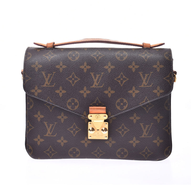 Louis Vuitton Pochette Metis 2WAY Bag 14145 Brown Ladies Handbag