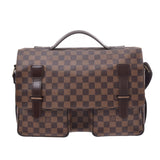 LOUIS VUITTON ルイヴィトン ダミエ ブロードウェイ ブラウン N42270 ユニセックス ダミエキャンバス ショルダーバッグ Bランク 中古 銀蔵