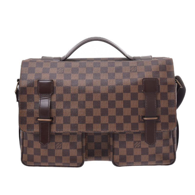 Louis Vuitton Broadway 14137 Brown Unisex Damier canvas shoulder