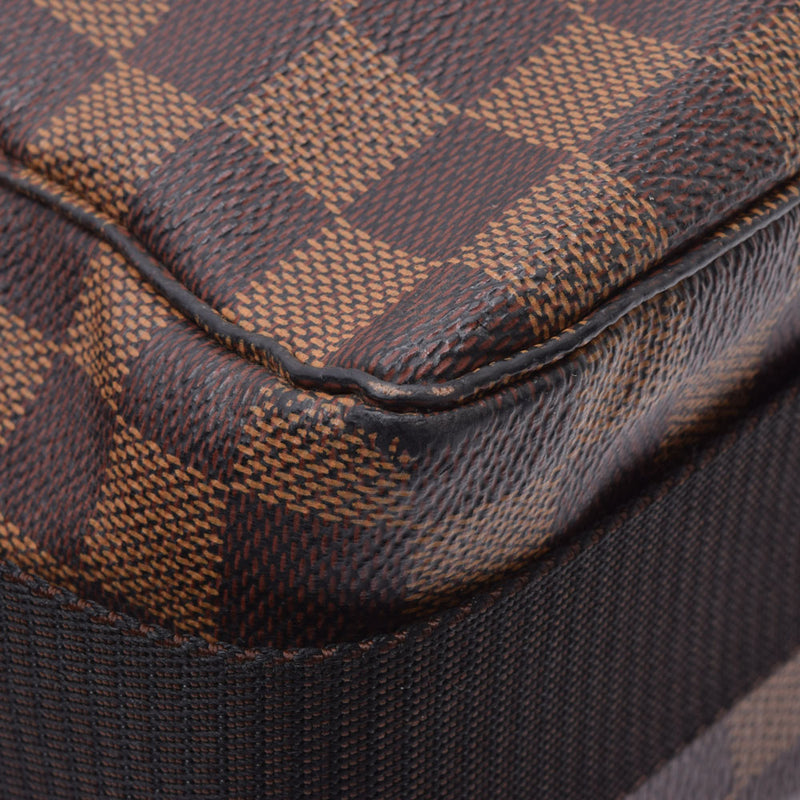 LOUIS VUITTON ルイヴィトン ダミエ ブロードウェイ ブラウン N42270 ユニセックス ダミエキャンバス ショルダーバッグ Bランク 中古 銀蔵