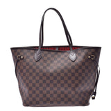 LOUIS VUITTON Louis Vuitton Damier Neverful MM Old Brown N51105 Unisex Damier Canvas Tote Bag A Rank Used Ginzo