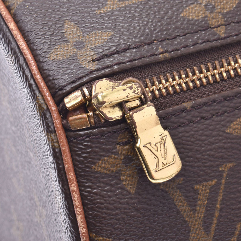 路易威登路易威登会标巴比通用旧棕色M51385妇女的手提包B级使用银