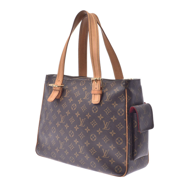 LOUIS VUITTON路易威登Monogram Multipuri Cite Brown M51162女士Monogram帆布手提包B等级二手Ginzo