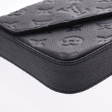 LOUIS VUITTON Louviton Amplant Poshet Felicie Black (noir) M64064 Ladies monogram amplant, amplant, shoulder bag A rank used silver storehouse.