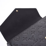 LOUIS VUITTON Louviton Amplant Poshet Felicie Black (noir) M64064 Ladies monogram amplant, amplant, shoulder bag A rank used silver storehouse.