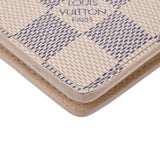 LOUIS VUITTON Louis Vuitton Damier Azur Portofeuille Marco White N60018 Men's Damier Azur Canvas Bi-Fold Wallet B Rank Used Ginzo
