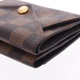 LOUIS VUITTON Louis Vuitton Damier Origami Compact Brown N63099 Men's Damier Canvas Bi-fold Wallet A Rank Used Ginzo