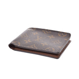 LOUIS VUITTON ルイヴィトン ポルトフォイユ ミュルティプル ブラウン M60895 メンズ モノグラムキャンバス 札入れ Bランク 中古 銀蔵