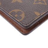 LOUIS VUITTON ルイヴィトン ポルトフォイユ ミュルティプル ブラウン M60895 メンズ モノグラムキャンバス 札入れ Bランク 中古 銀蔵