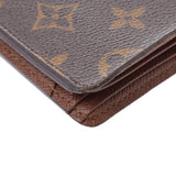 LOUIS VUITTON ルイヴィトン ポルトフォイユ ミュルティプル ブラウン M60895 メンズ モノグラムキャンバス 札入れ Bランク 中古 銀蔵