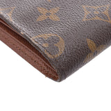 LOUIS VUITTON ルイヴィトン ポルトフォイユ ミュルティプル ブラウン M60895 メンズ モノグラムキャンバス 札入れ Bランク 中古 銀蔵