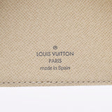 LOUIS VUITTON ルイヴィトンダミエアズールポルトフォイユコアラ white N60013 ユニセックスダミエアズールキャンバス three fold wallet A rank used silver storehouse