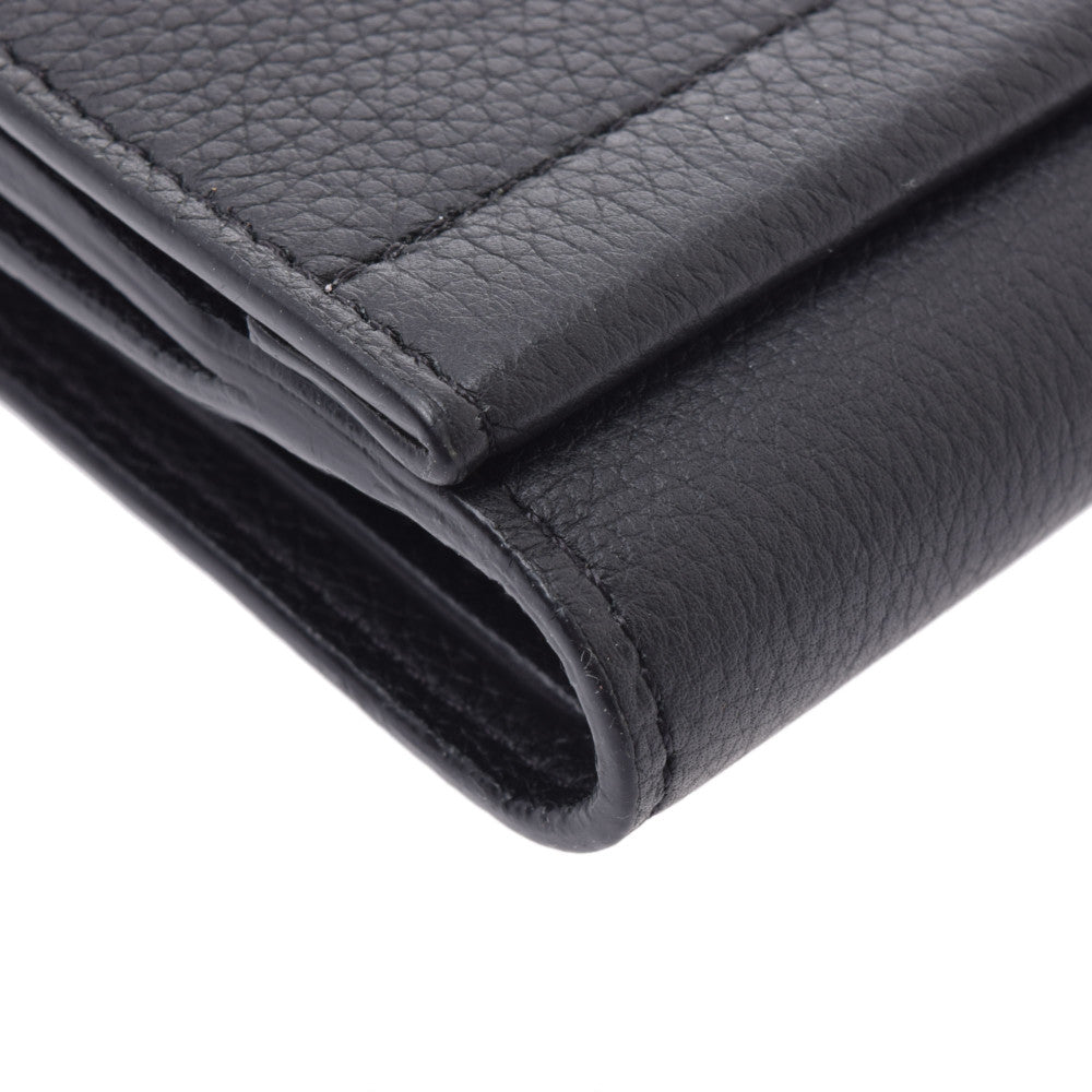 ルイヴィトンポルトフォイユ ロックミー2 黒 ユニセックス 三つ折り  