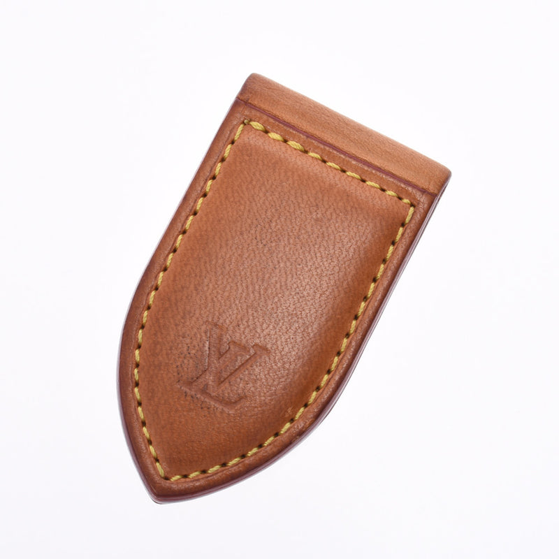 LOUIS VUITTON Money clip M64692 Pans a Vie Leather Brown unisex