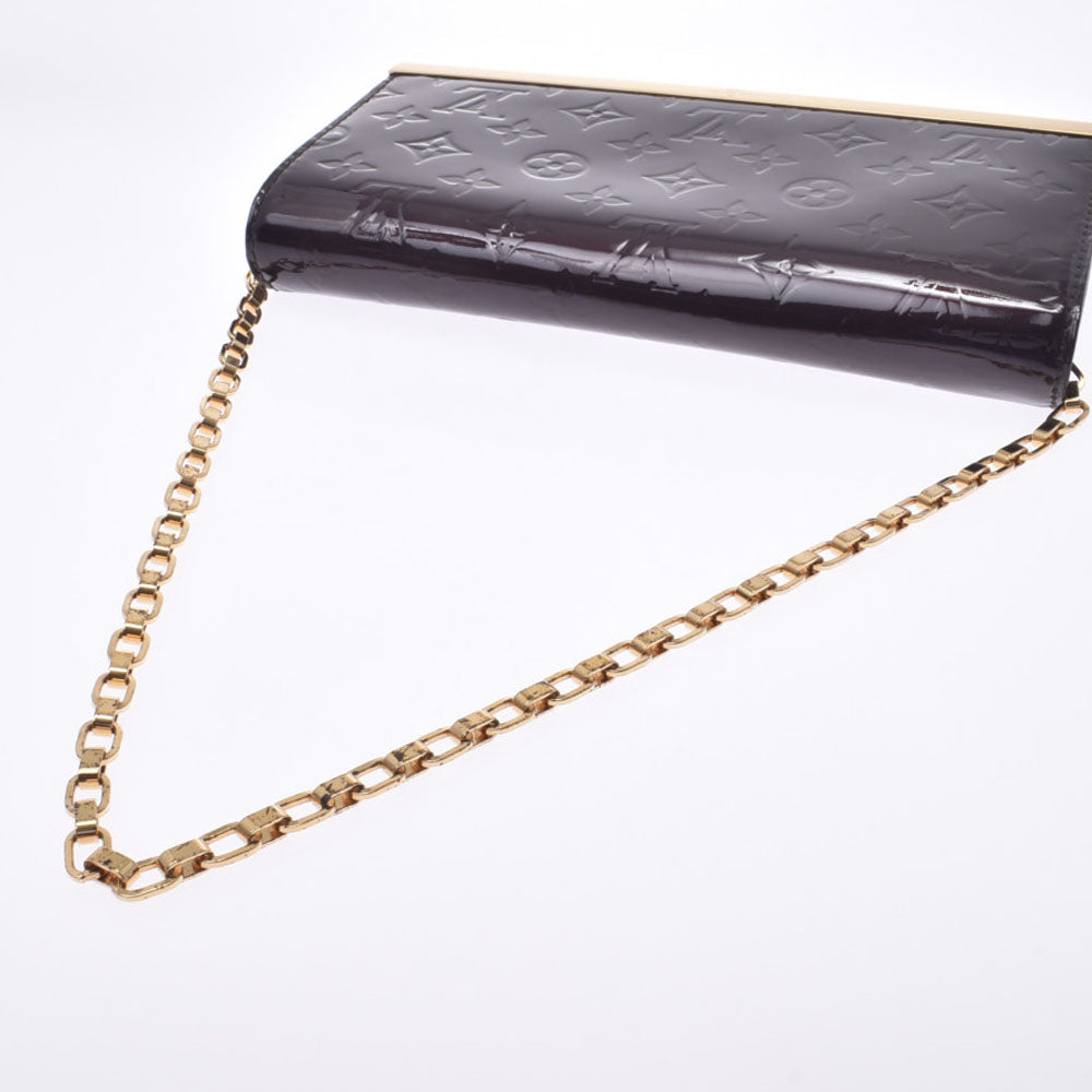 LOUIS VUITTON ルイヴィトン ヴェルニ クラッチアナ アマラント M90095 