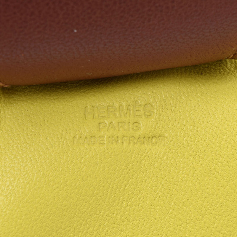 HERMES エルメス ロデオGM 馬モチーフ ライム/ミント/ブラウン ユニセックス アニューミロ チャーム Aランク 中古 銀蔵