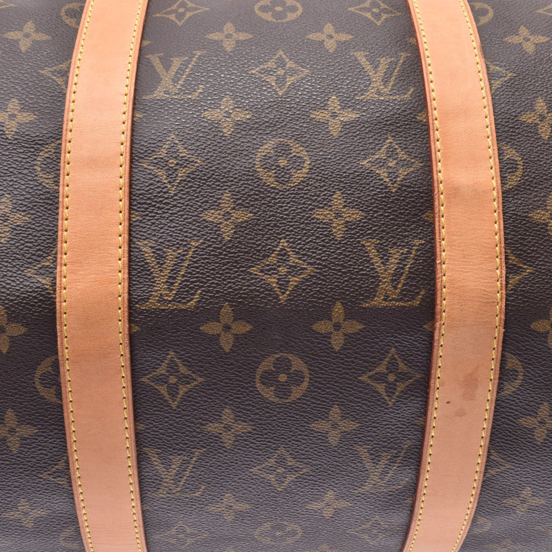 Louis Vuitton Monogram keypot 50 brown m41426 Unisex Monogram canvas leather Boston Bag B