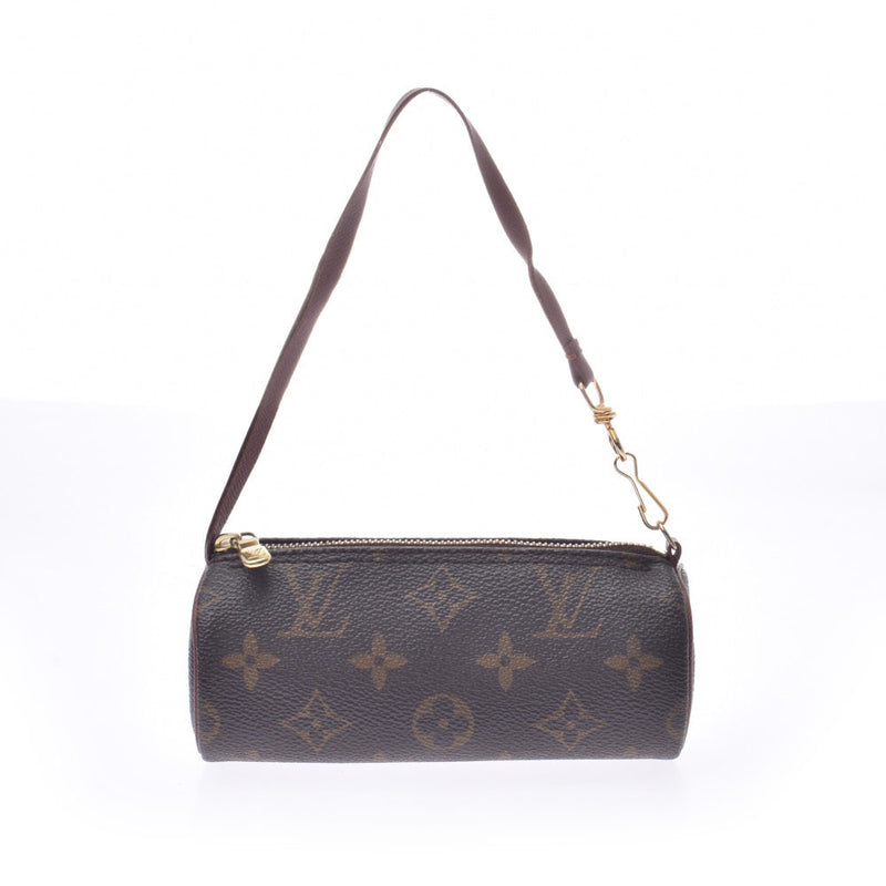 LOUIS VUITTON Ruivison Monogram, GM, and GM, old brown M51385, Ladies, canvas, handbag, B-rank, used silver storehouse.