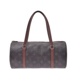 LOUIS VUITTON Ruivison Monogram, GM, and GM, old brown M51385, Ladies, canvas, handbag, B-rank, used silver storehouse.