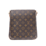 Louis Vuitton Louis Vuitton Monogram Muzet Salsa Brown M51258 Unisex Monogram Canvas Shoulder Bag B Rank Used Silgrin