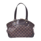 LOUIS VUITTON Louis Vuitton Damier Verona PM Brown N41117 Ladies Damier Canvas Leather Handbag B Rank Used Ginzo