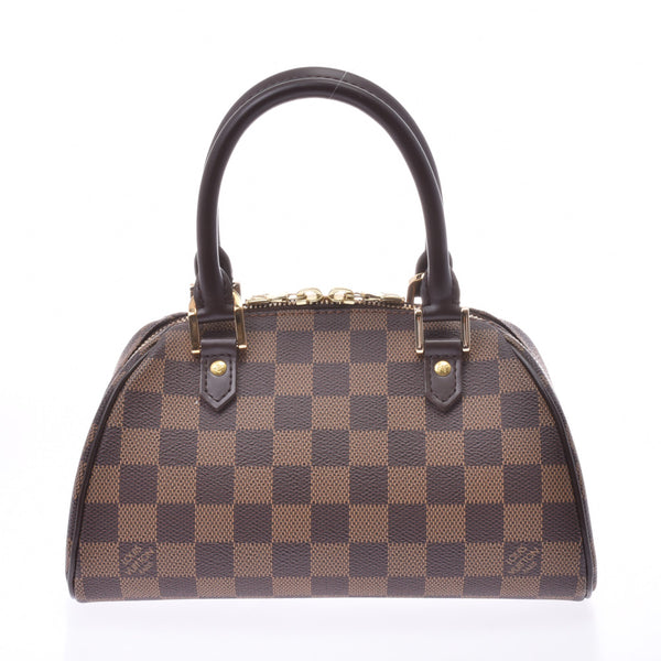 LOUIS VUITTON ルイヴィトン ダミエ リベラミニ ２WAYバッグ ブラウン N41436 レディース ダミエキャンバス レザー ハンドバッグ 新同 中古 銀蔵