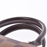 LOUIS VUITTON Louis Vuitton Damier Rivera Mini 2WAY Bag Brown N41436 Ladies Damier Canvas Leather Handbag Shindo Used Ginzo