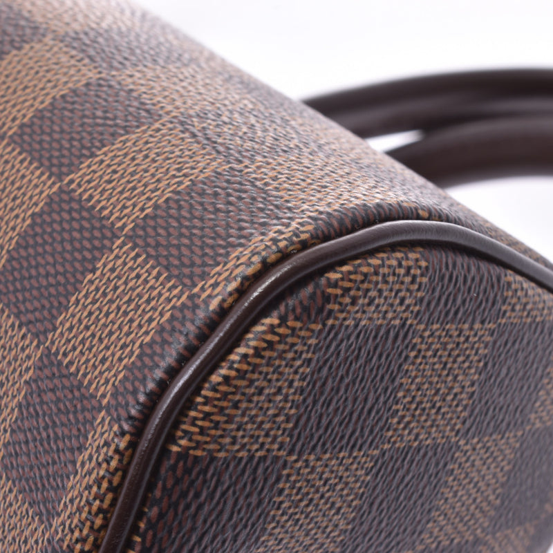 LOUIS VUITTON Ribera Mini Zipped Handbag N41436 Damier Ebene Canvas Used  Women