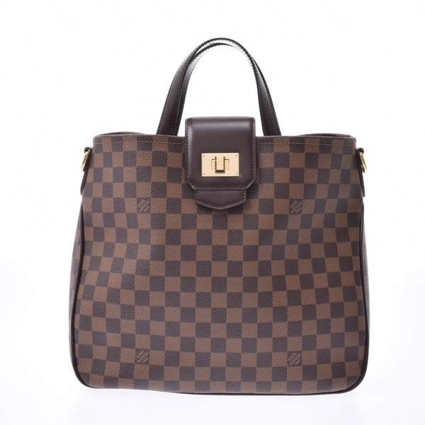 路易威登（Louis Vuitton）路易威登Damier Cava Roseberry Brown N41177女士Damier Canvas 2WAY Bag A Rank Used Ginzo