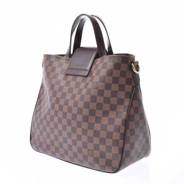 路易威登（Louis Vuitton）路易威登Damier Cava Roseberry Brown N41177女士Damier Canvas 2WAY Bag A Rank Used Ginzo