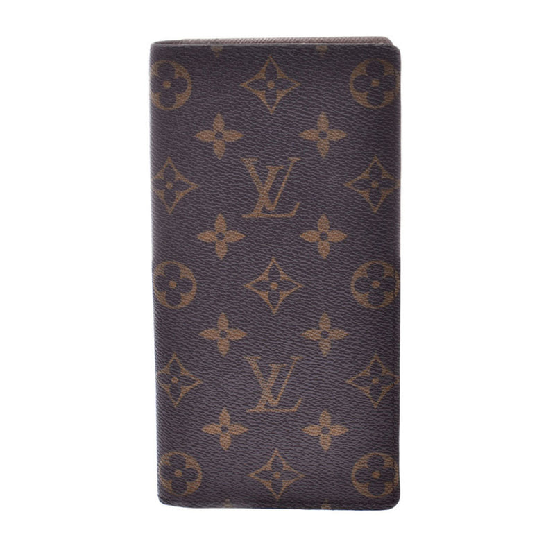 ルイヴィトンポルトフォイユ ブラザ 旧型 14145 ブラウン メンズ モノグラムキャンバス 長財布 M66540 LOUIS VUITTON 中古  – 銀蔵オンライン