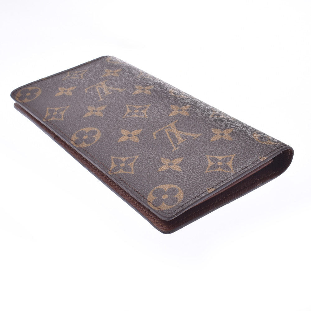 ルイヴィトンポルトフォイユ ブラザ 旧型 14145 ブラウン メンズ モノグラムキャンバス 長財布 M66540 LOUIS VUITTON 中古  – 銀蔵オンライン