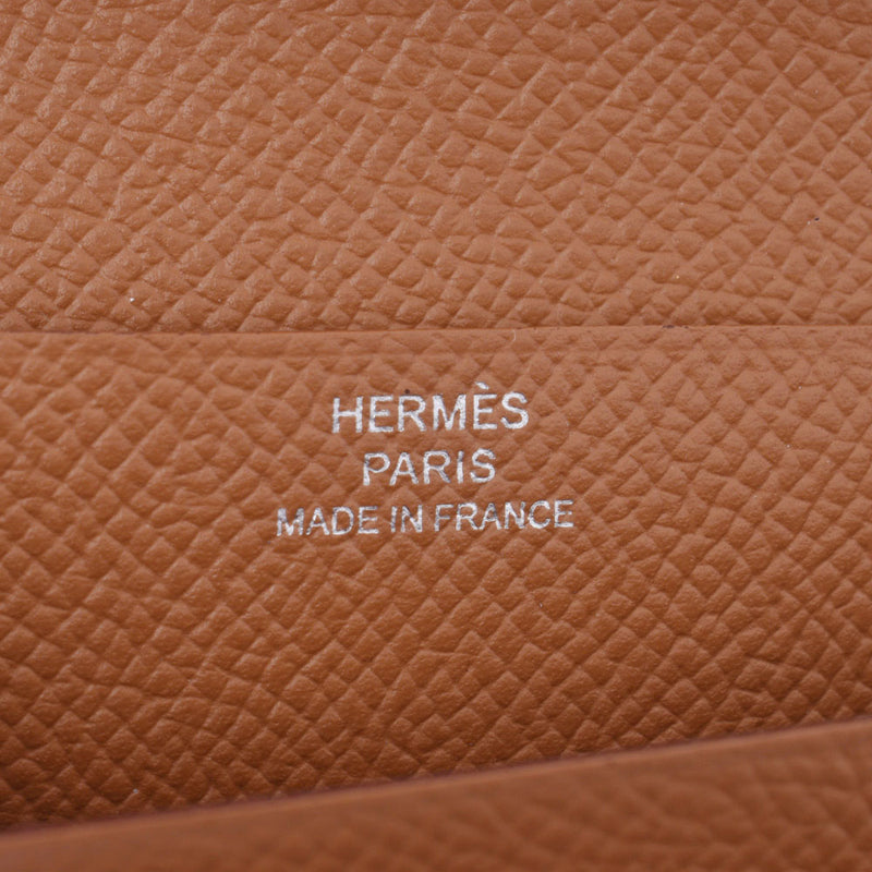 HERMES Hermes Bairnsfure Gold Silver Hardware C Engraved (around 2018) Ladies Vow Epson Wallet Unused Ginzo