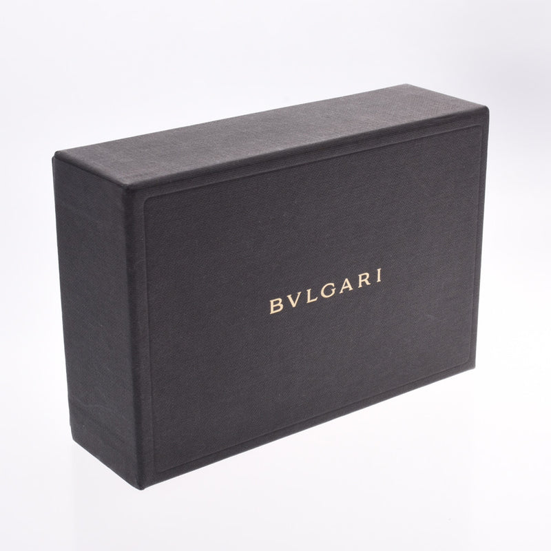 ブルガリがま口財布 黒 ゴールド金具 レディース 二つ折り財布 BVLGARI 