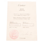 CARTIER 2C C2戒指＃52 No.12中性K18WG戒指/戒指A级二手Ginzo