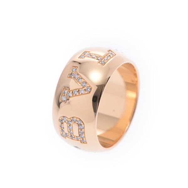 Bvlgari Mongol logo ring No.12 Unisex k18yg / diamond ring ring