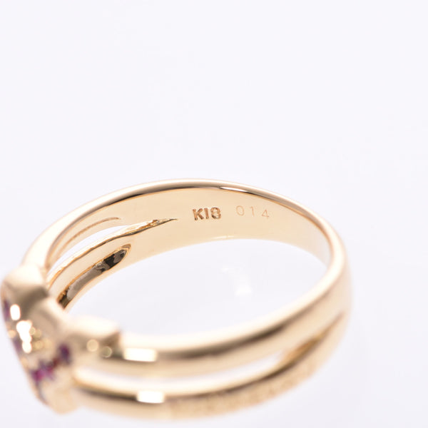 YVES SAINT LAURENT Yves Saint Laurent No. 11.5 Unisex K18YG/Colorstone Ring Ring A Rank Used Ginzo