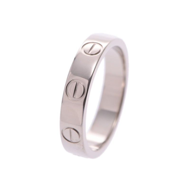 CARTIER Minilab Ring #46 6 Women's K18WG Ring Ring A Rank Used Ginzo