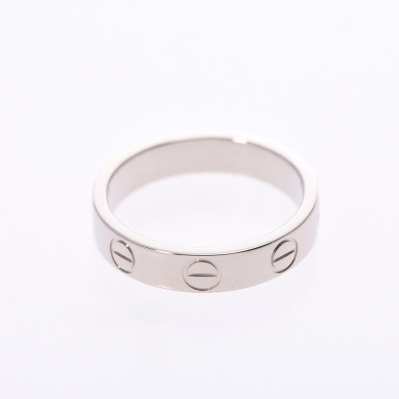 CARTIER Minilab Ring #46 6 Women's K18WG Ring Ring A Rank Used Ginzo