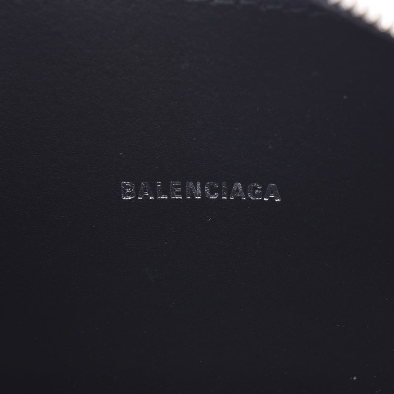 BALENCIAGA瓦伦西亚Ebriday相机包XS白银金属零件女士皮革挎包未使用银藏