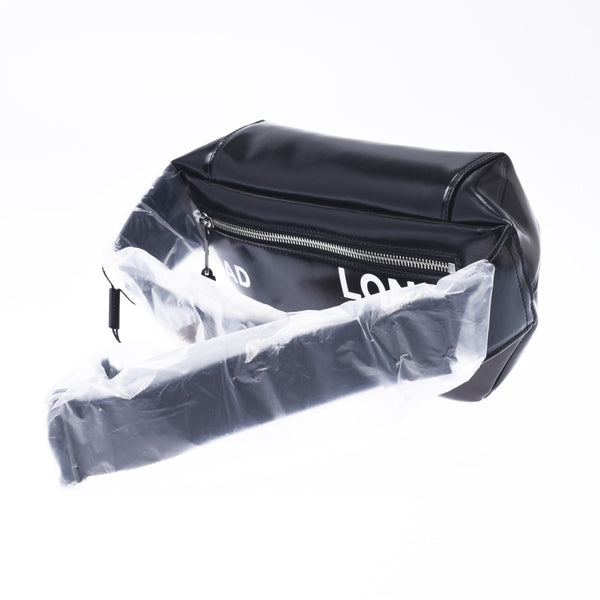 BURBERRY Burberry waist bag black 8020176 LL MD SONNY G2C unisex nylon leather body bag unused silver warehouse