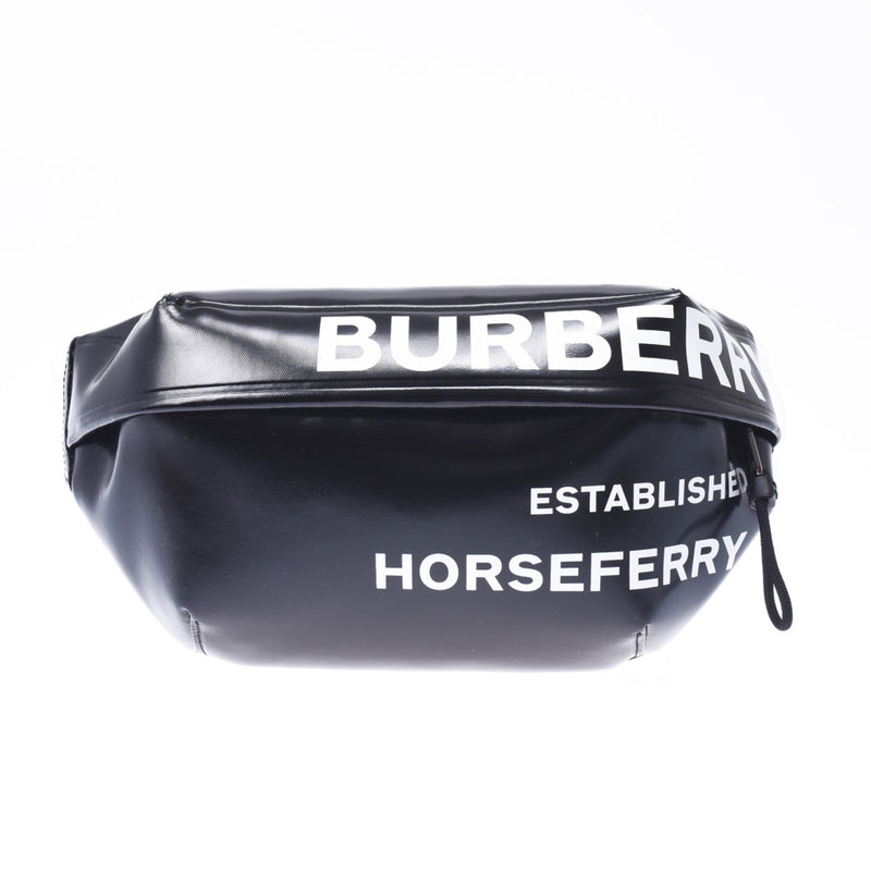 BURBERRY Burberry waist bag black 8020176LLMDSONNYG2C unisex nylon leather body bag unused Ginzo