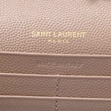 SAINT LAURENT Saint Laurent Chain Shoulder Bag Beige Gold Hardware Ladies Leather Shoulder Bag Unused Ginzo