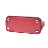 La Prada Prada Mini Shoulder Bag Red Ladies Satin ano 2 way bag