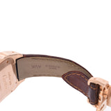 CARTIER 卡地亚桑托斯 100MM W20108Y1 男士 PG/皮革手表自动绕组白色表盘 A 级二手银藏