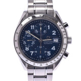 OMEGA Omega Speedmaster 3513.82 boys SS watch automatic blue dial a rank used silver stock