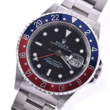 劳力士（rolex）Rolex GMT Master Red Blue Bezel 16700 Men's SS Watch自动上链黑色表盘A rank Used Ginzo